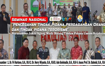 Bahas Pencegahan Perdagangan Orang dan Terorisme, Fakultas Hukum Universitas Asahan Hadirkan Empat Pakar Hukum