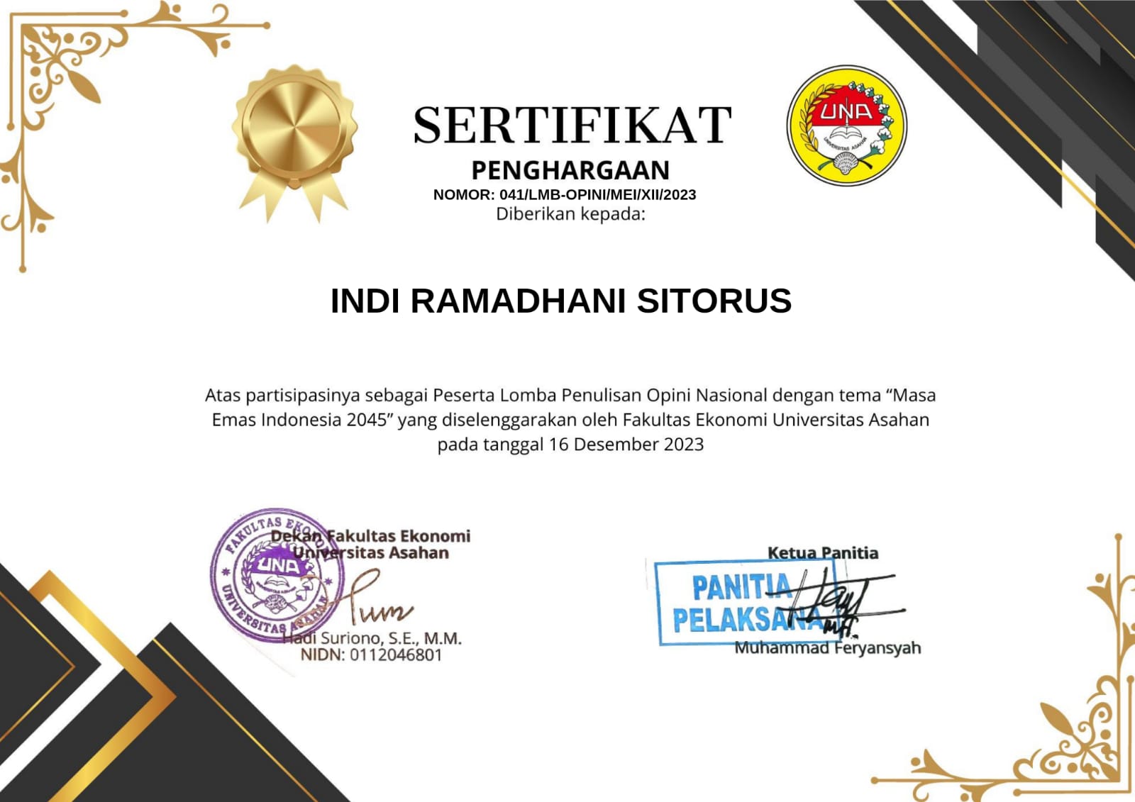 Lomba Penulisan Opini Nasional